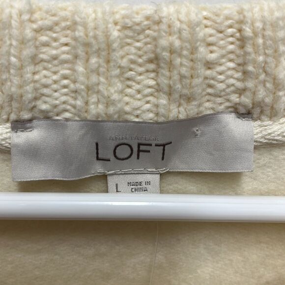 LOFT CABLE KNIT SWEATER - Picture 2 of 4